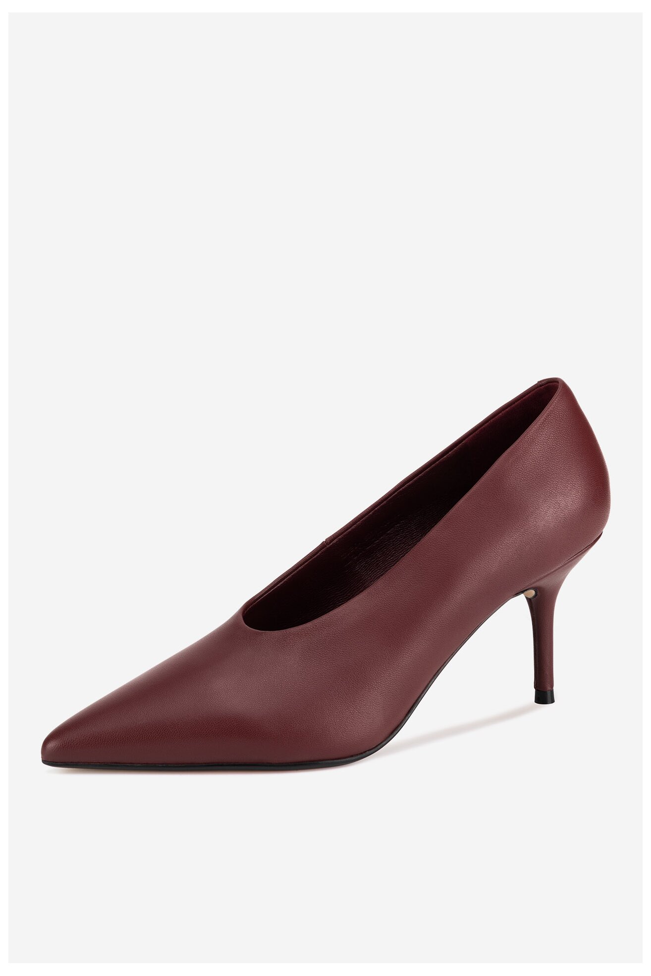 Pantofi cu toc Gino Rossi CLEO-1527-1-TB GRENA ÎNCHIS