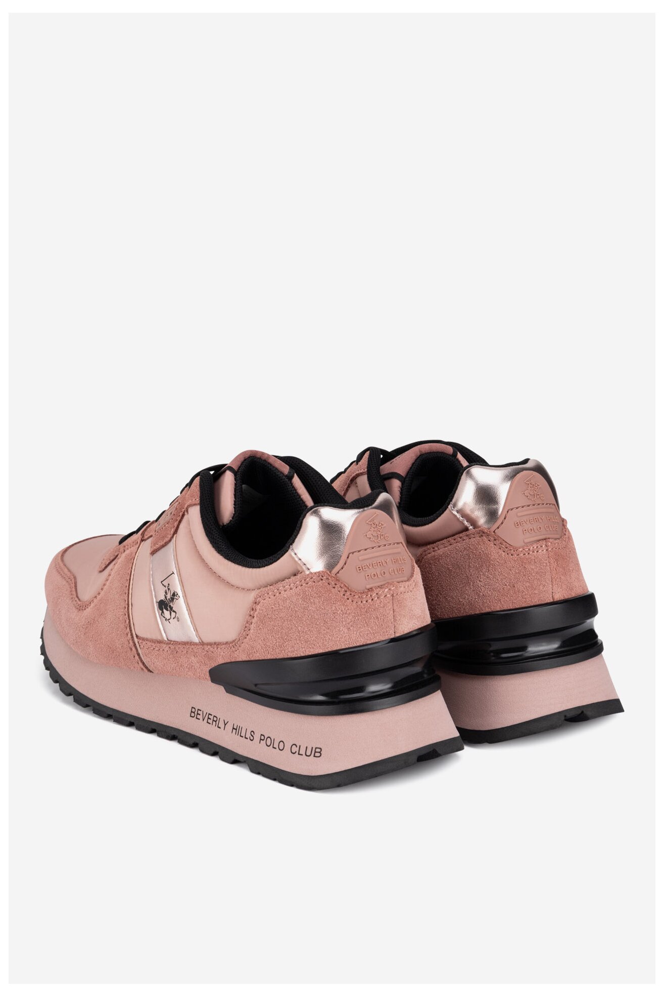 Obuwie sportowe Beverly Hills Polo Club W-3C098-2A324 Różowy