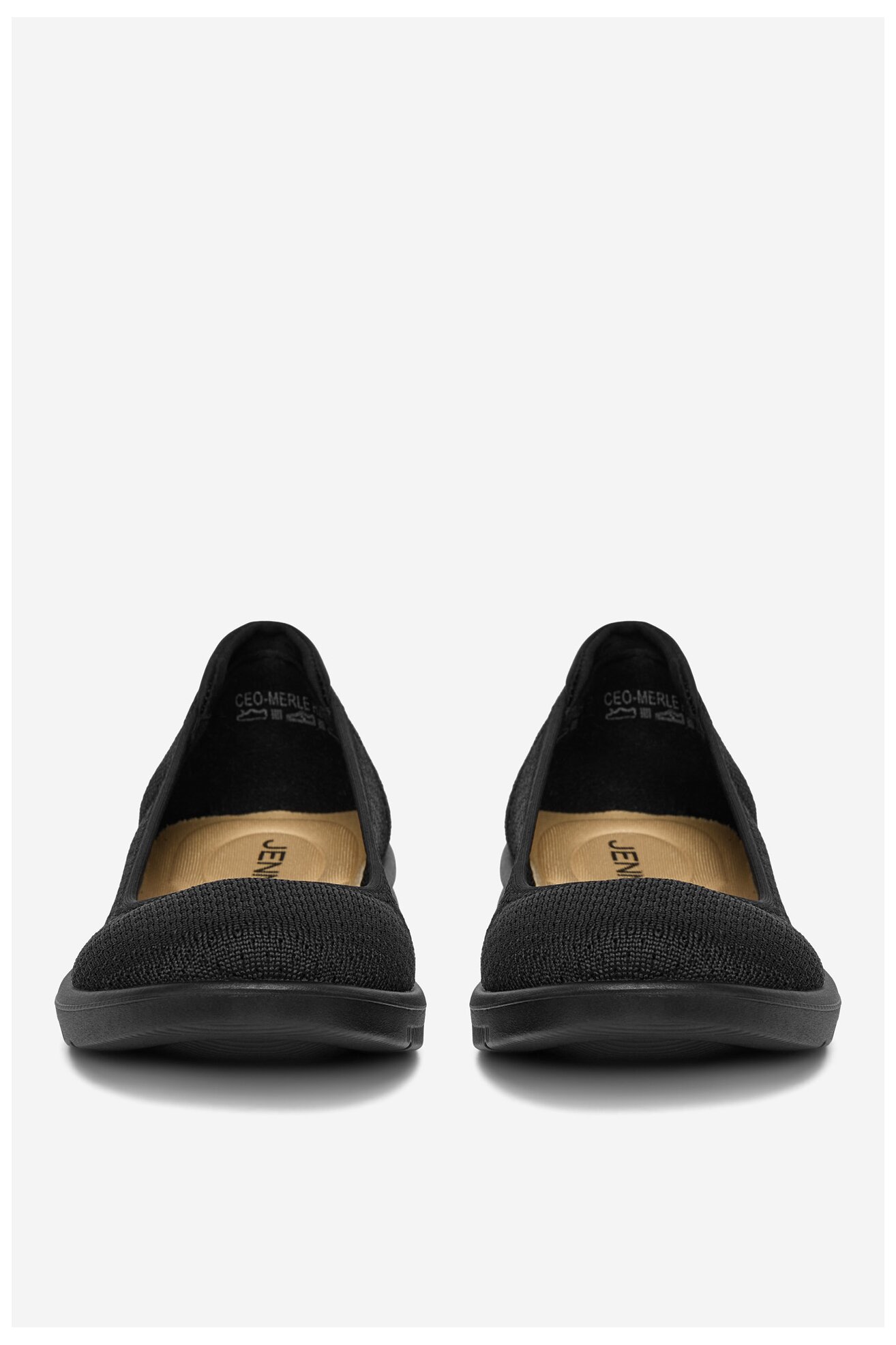 Baleriny Jenny CEO-MERLE H20630-01 Czarny