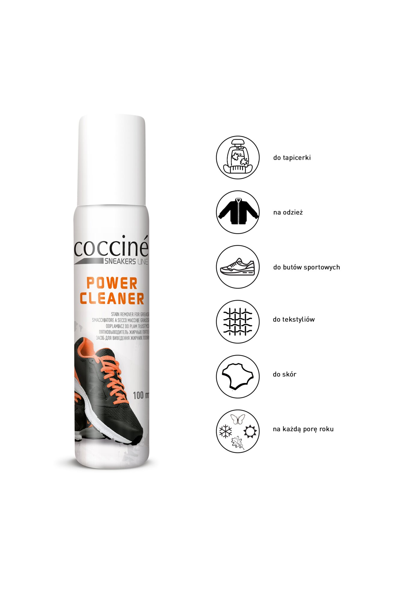 Kosmetyki do obuwia Coccine COCCINE SNEAKERS POWER CLEANER 100 m -