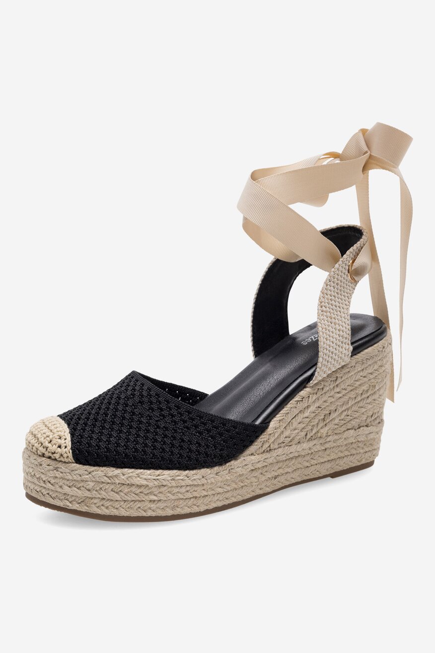 DeeZee - Espadryle na koturnie - 5905588543374