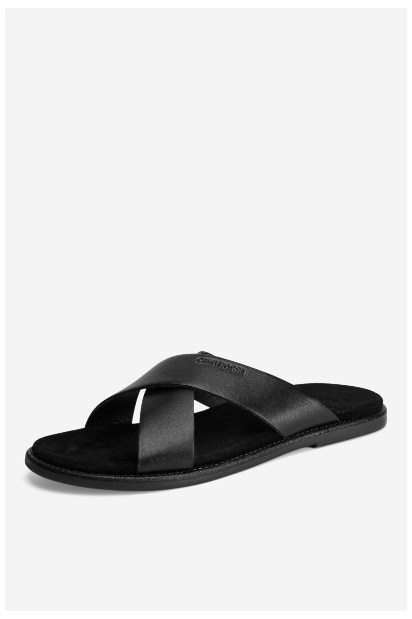 Klapki Gino Rossi MARCELLO-06 MB Czarny