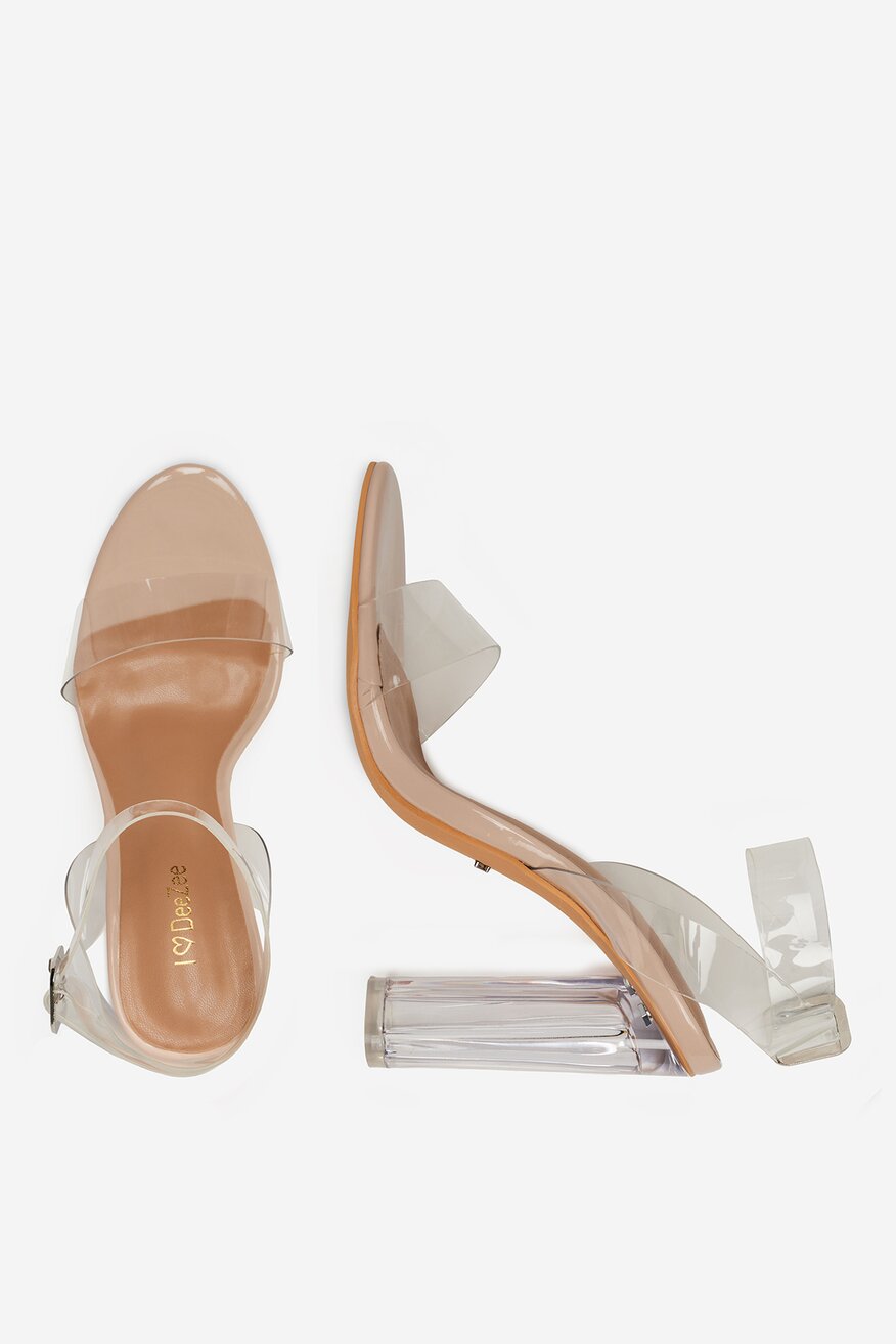 
                DeeZee - Sandały na słupku - 5906751065495