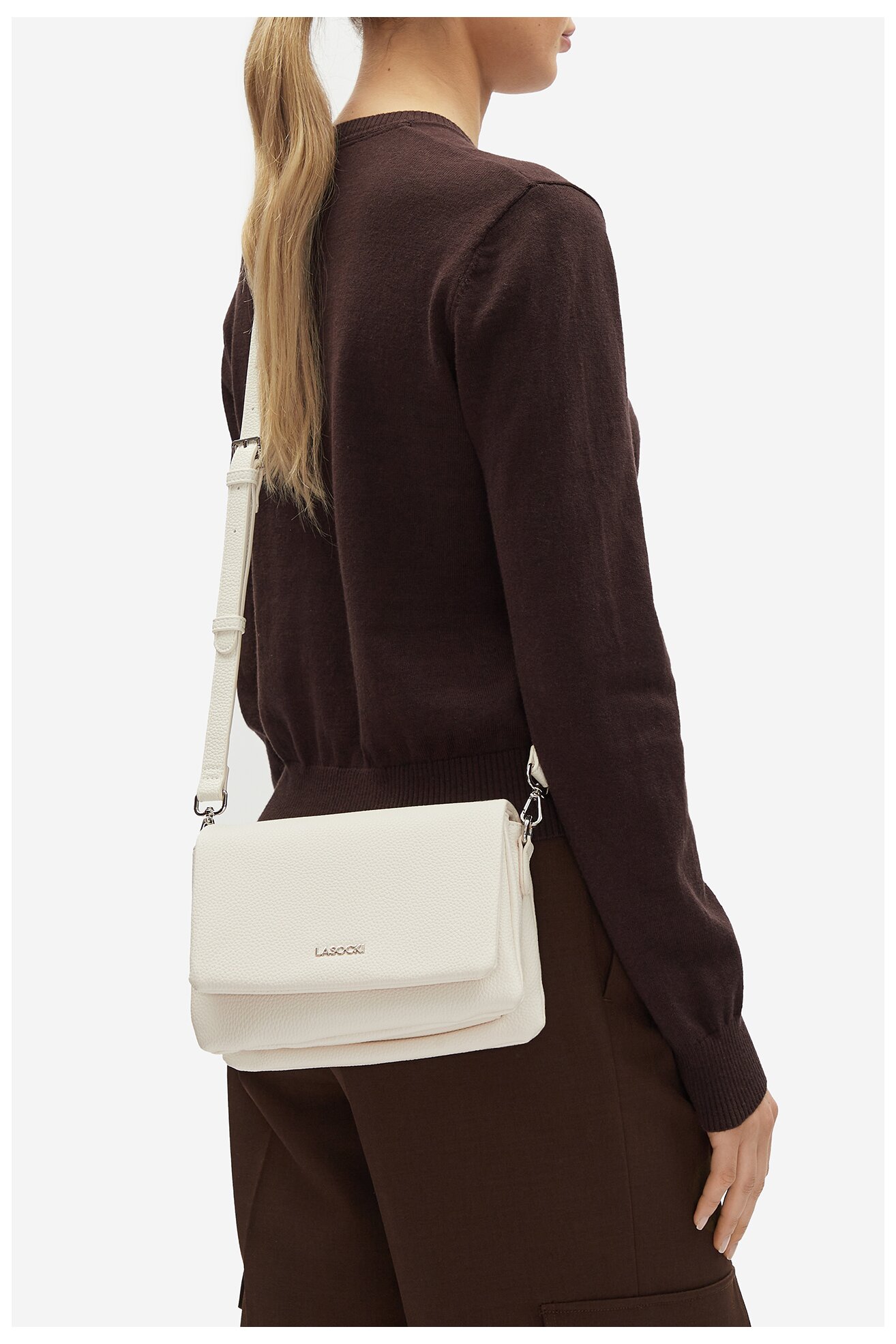 Сумка З Ремінцем Lasocki LSK-X-003-07 ІВОРИ