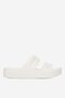 Plážové pantofle Crocs BAYA PLATFORM SANDAL 208188-100 BÍLÁ