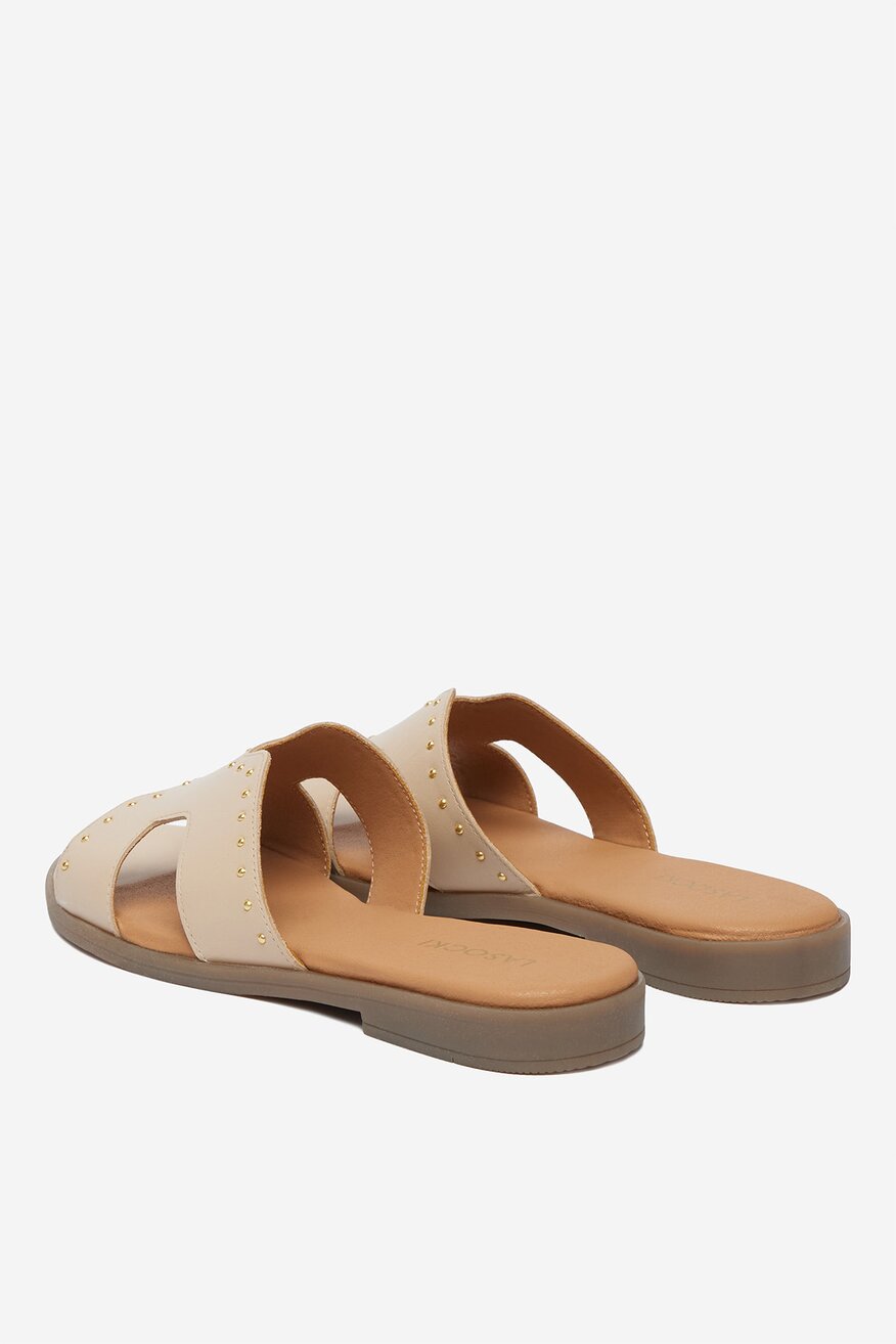 Lasocki - Klapki skórzane - 5906751851098