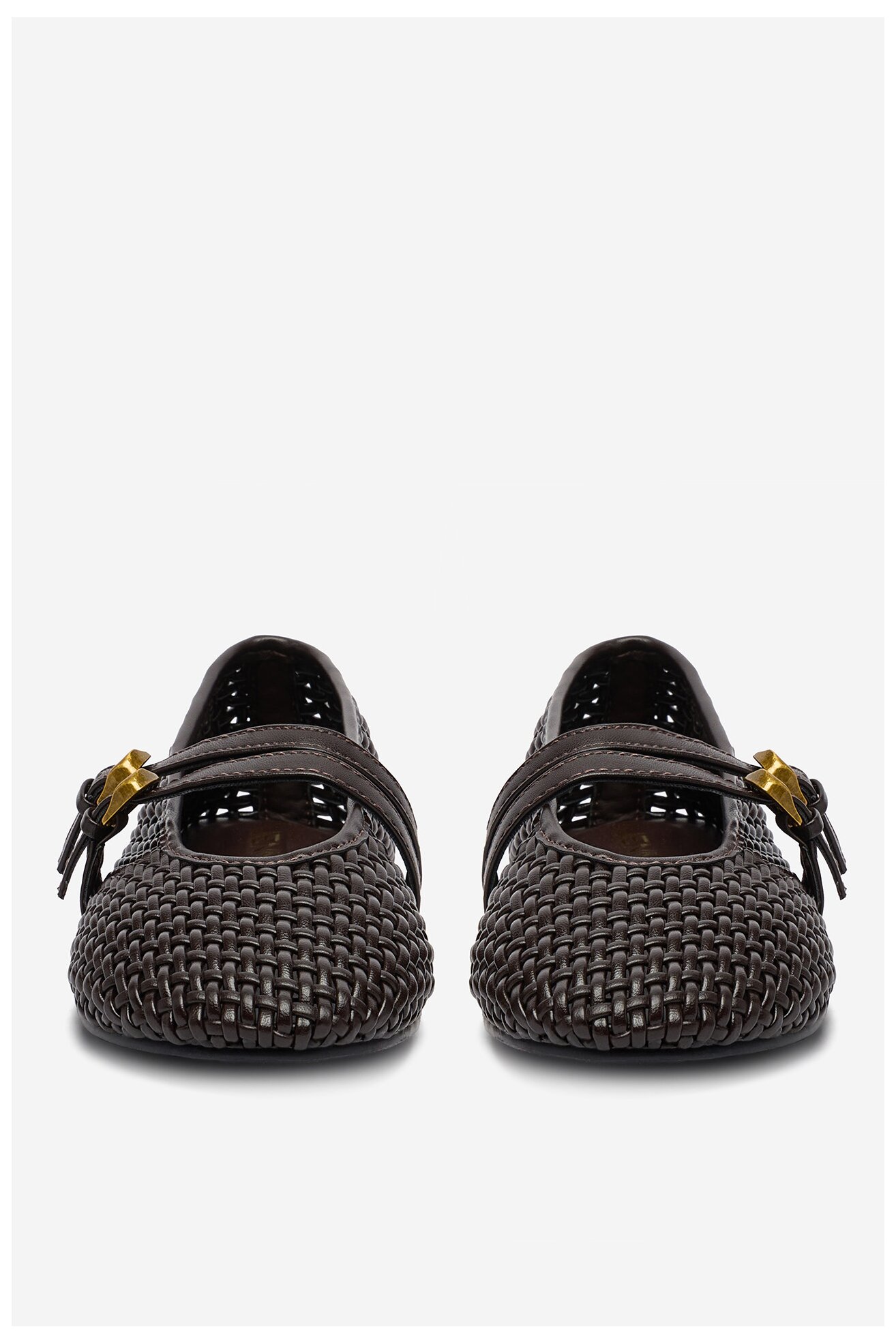 Baleriny Jenny CEO-HY8172-1 Brązowy