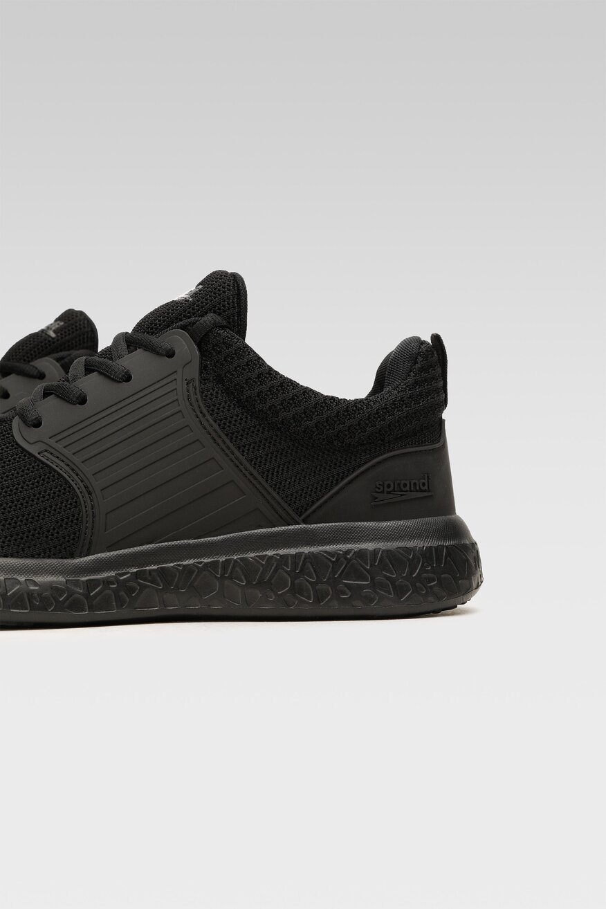 
                Sprandi - Obuwie sportowe czarne sznurowane - 5903698996011