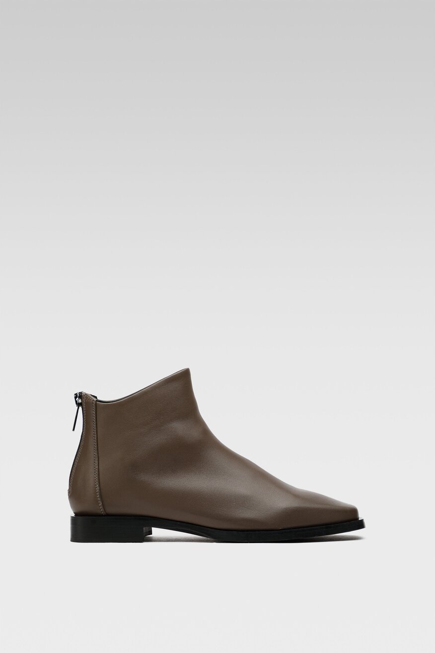 
                Gino Rossi - Skórzane botki brązowe - 5904862191591