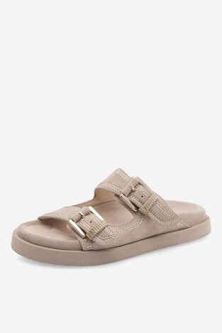 Шльопанець EVA MINGE ELENA-24SS800 КРЕМОВИЙ