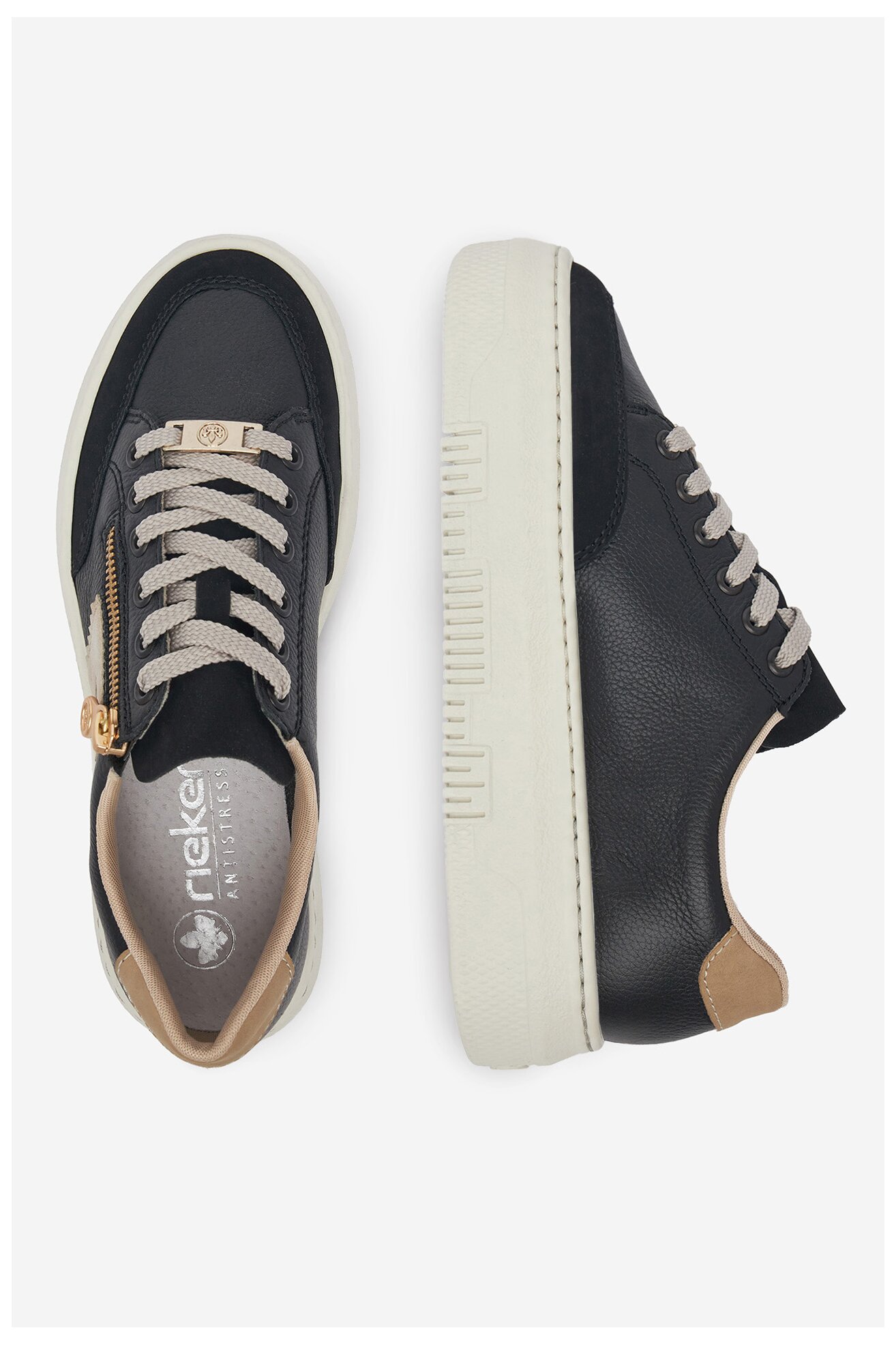 Tornacipő Rieker M1912-00 FEKETE