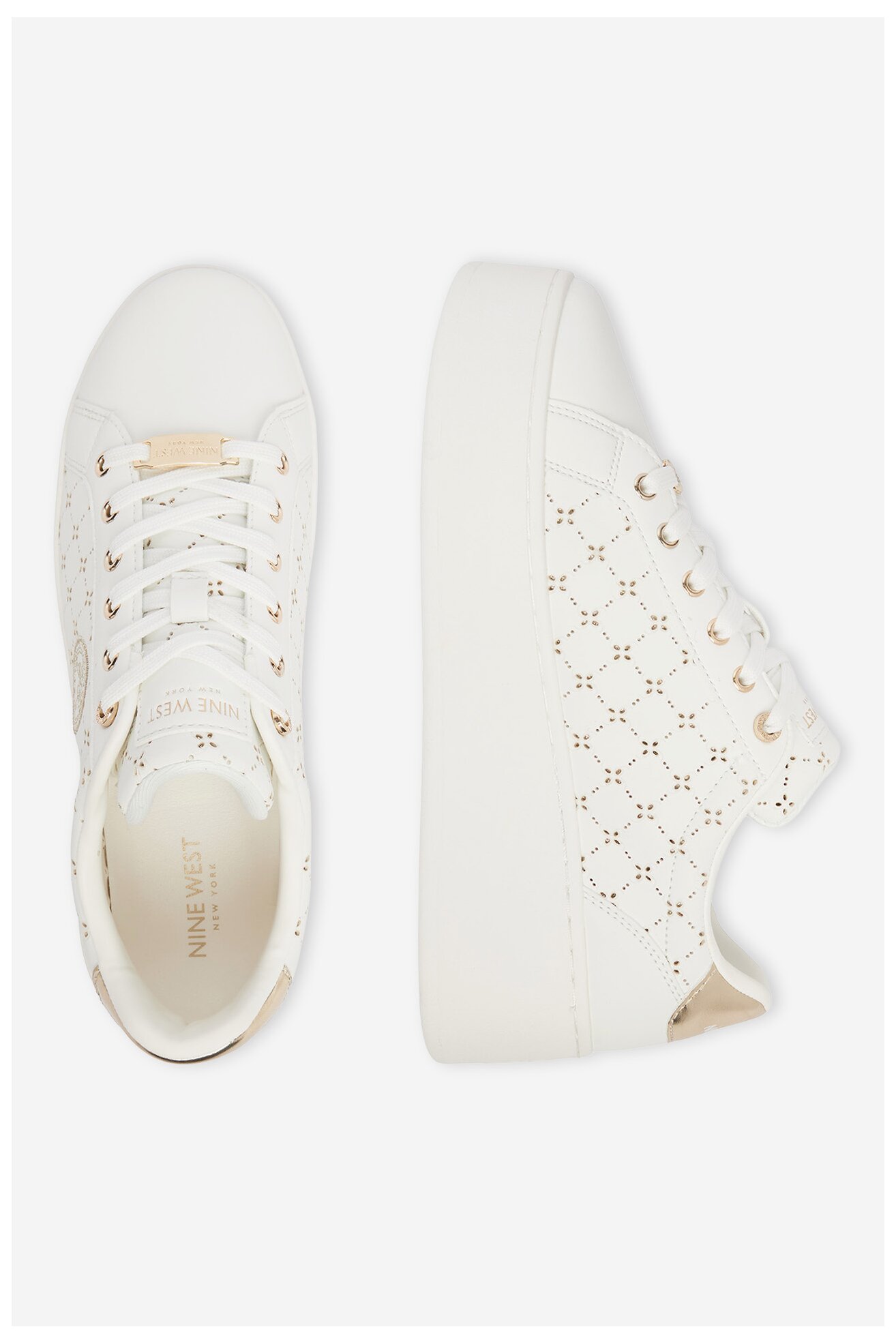 Sneakers NINE WEST EO-SS26-3C601 Biały