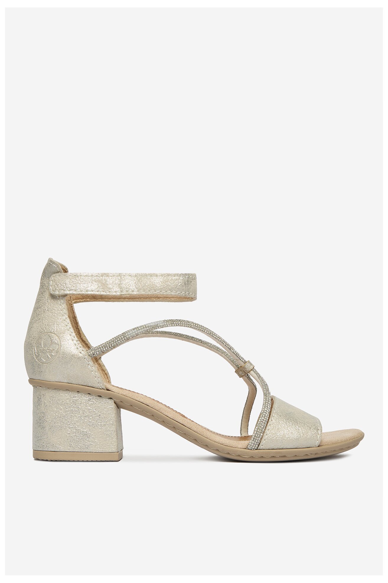 Sandały Rieker CEO-64654-40 Srebrny