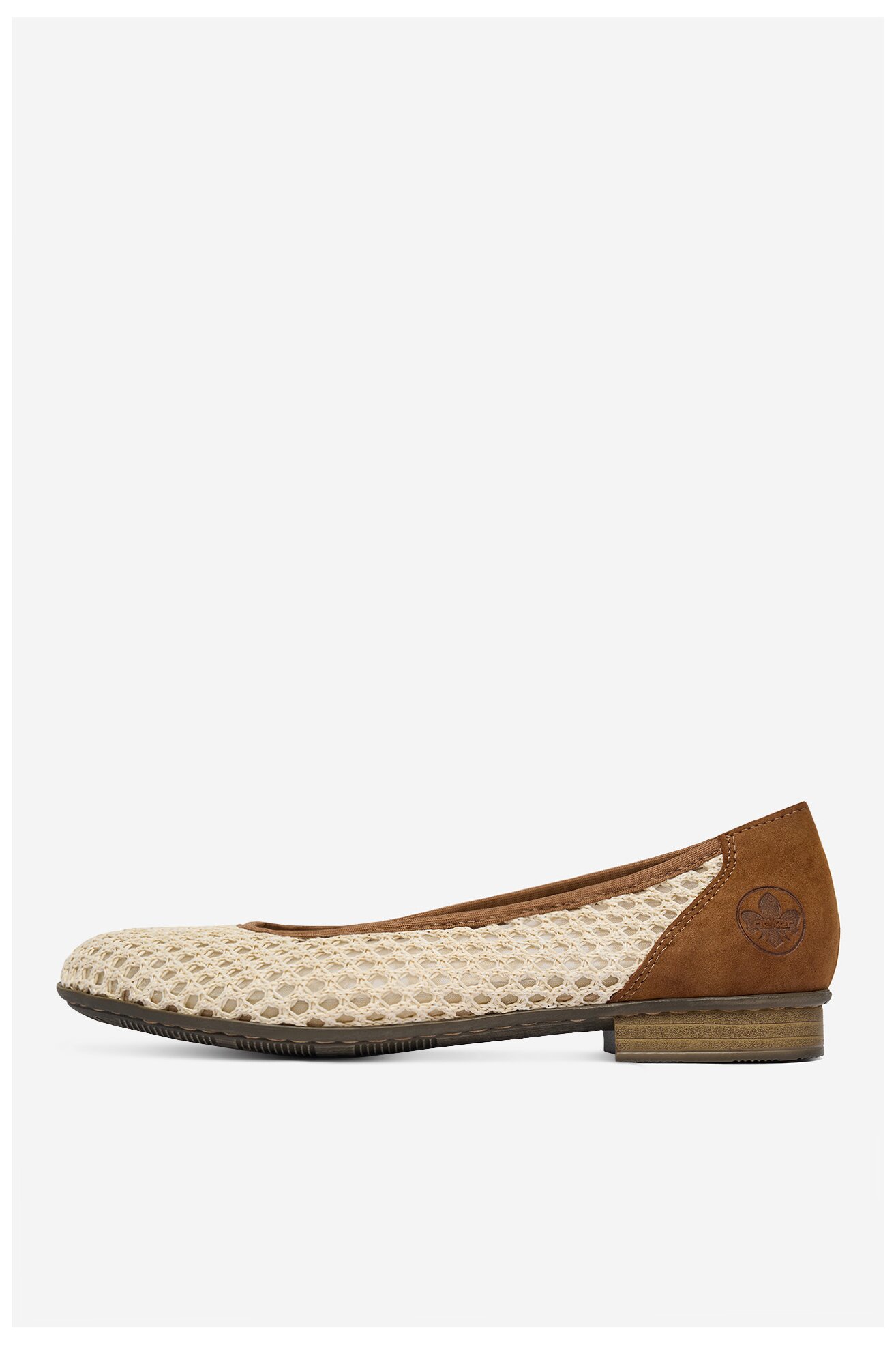 Baleriny Rieker CEO-51960-60 Beżowy