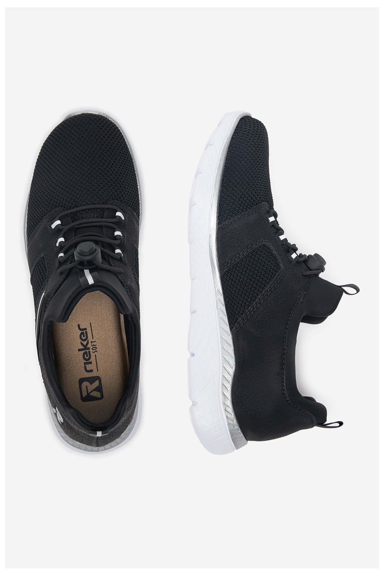 Sneakers Rieker M5065-00 Czarny