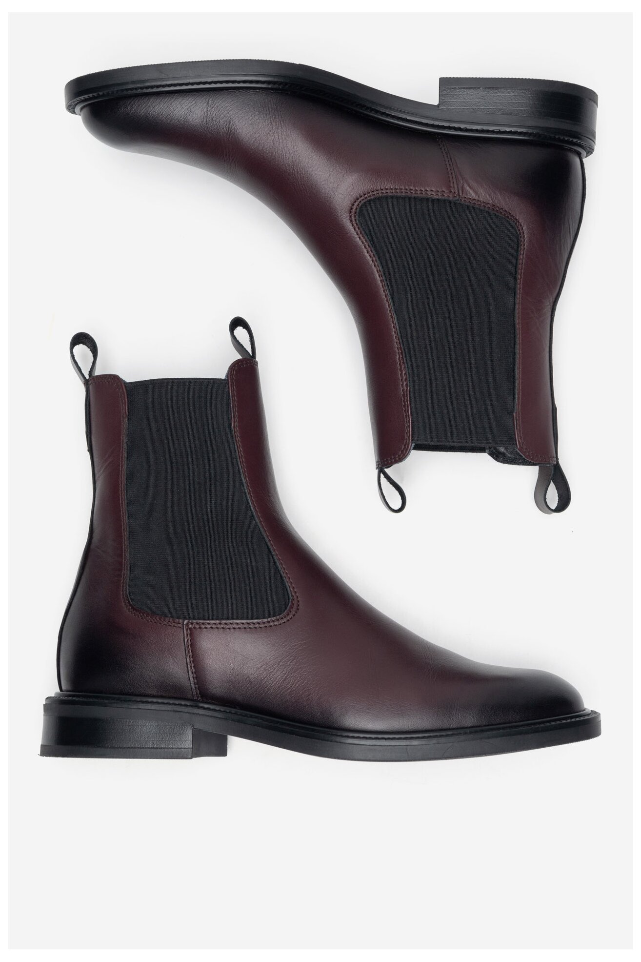 Botki Gino Rossi PETRA-124 Bordowy