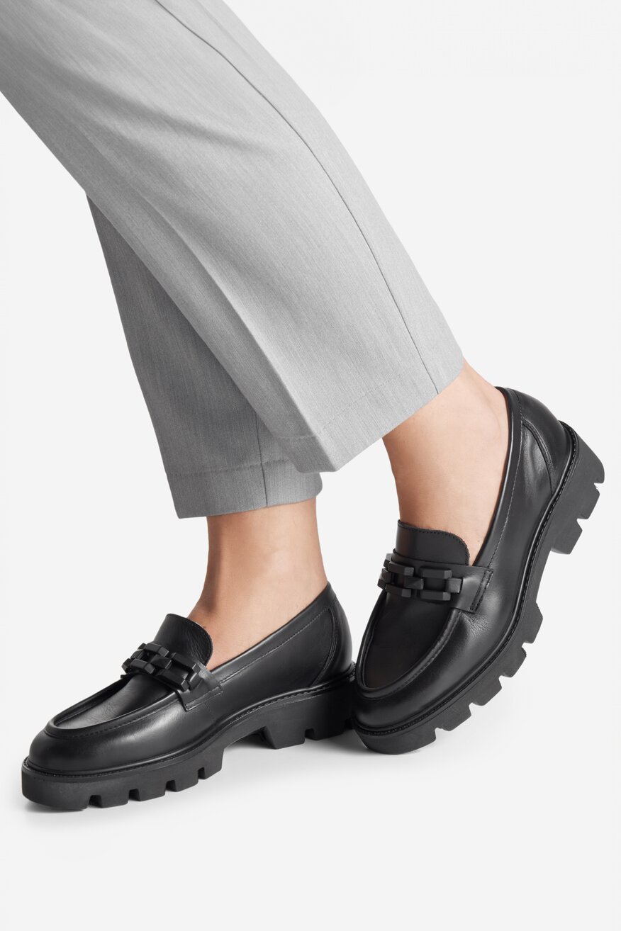 Badura - Loafersy skórzane - 5905588109662