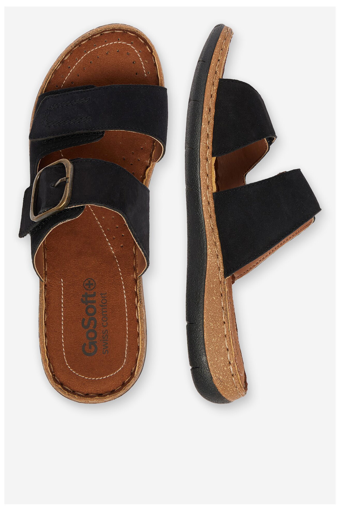 Klapki Go Soft CEO-WI23-4773-09 Czarny