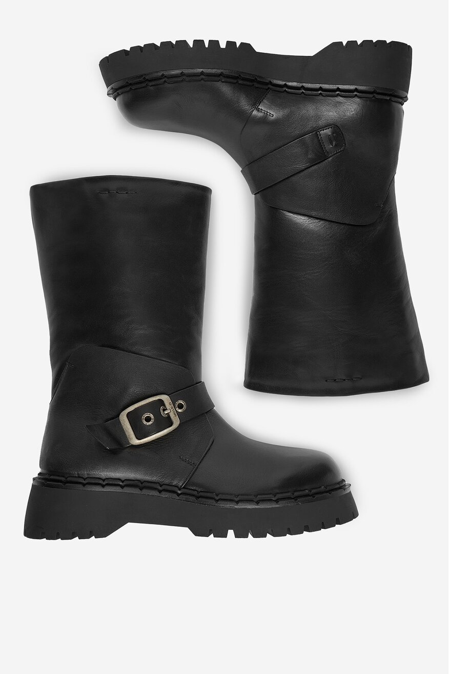 G-STAR RAW - Botki skórzane - 5906751451694