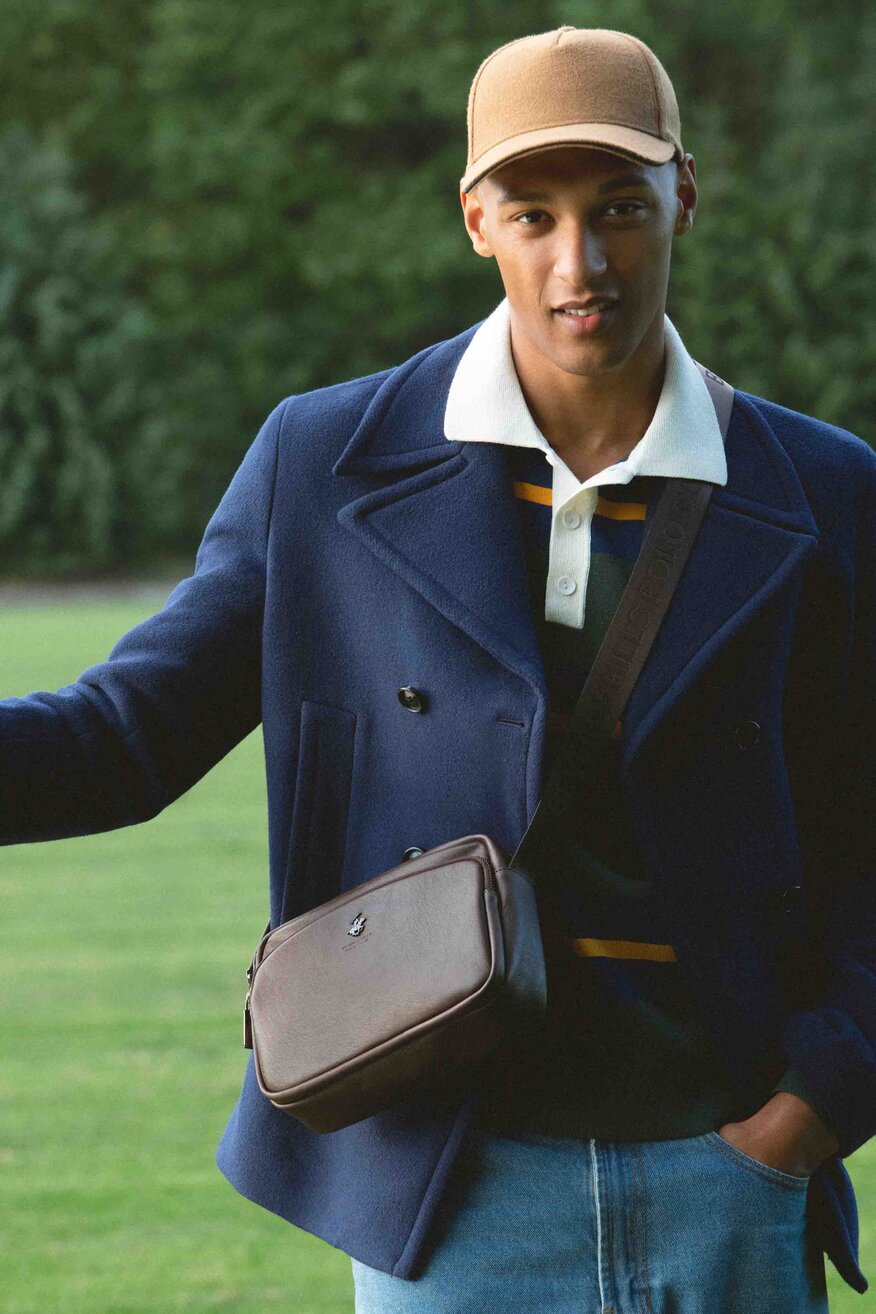 Férfi táska Beverly Hills Polo Club BARNA - 5906751311189