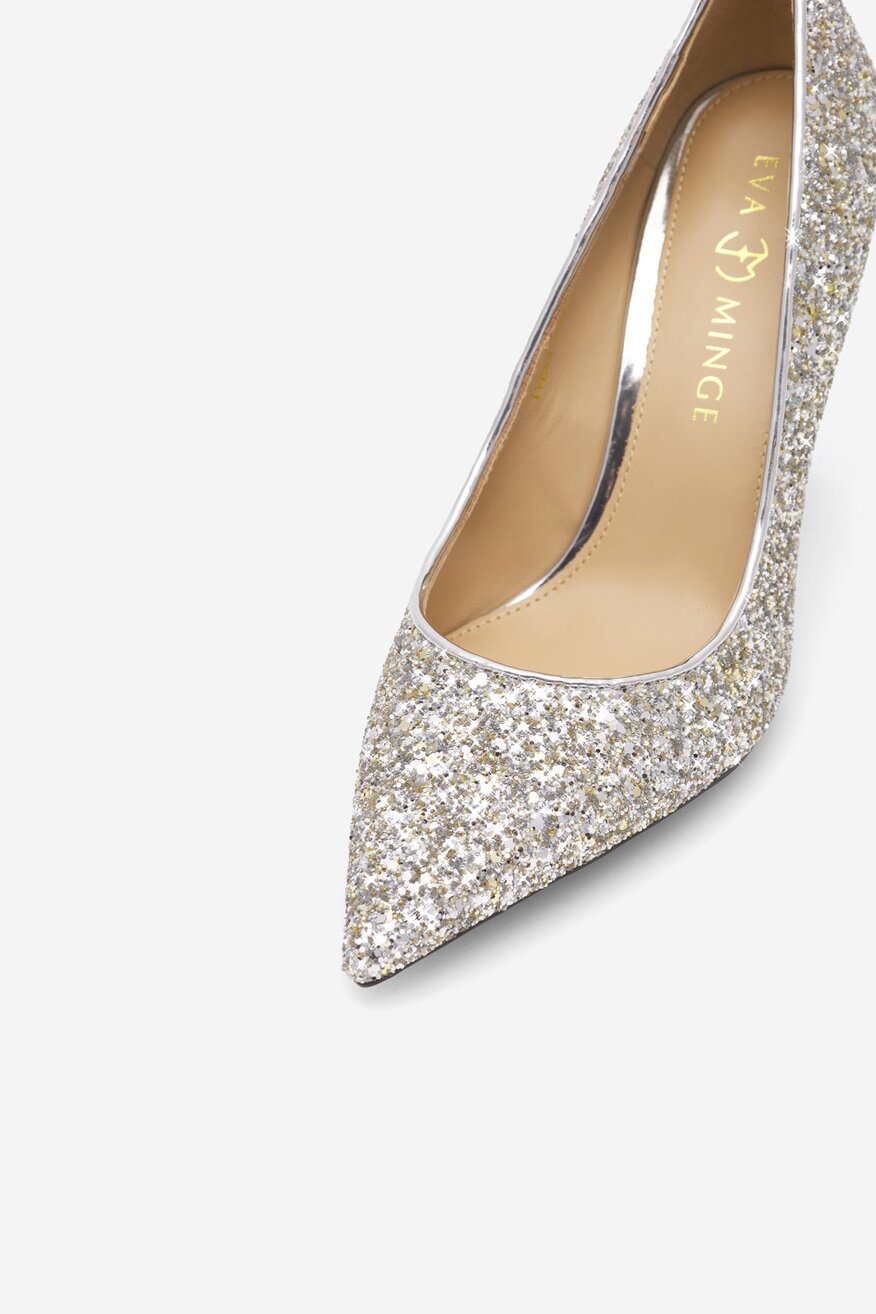 
                Туфлі-Човники EVA MINGE СРІБНИЙ - 5905588375975