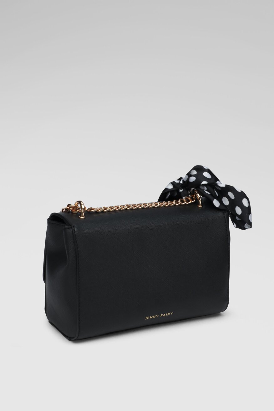 
                Jenny Fairy - Torebka z aplikacją czarna - 5903698274430