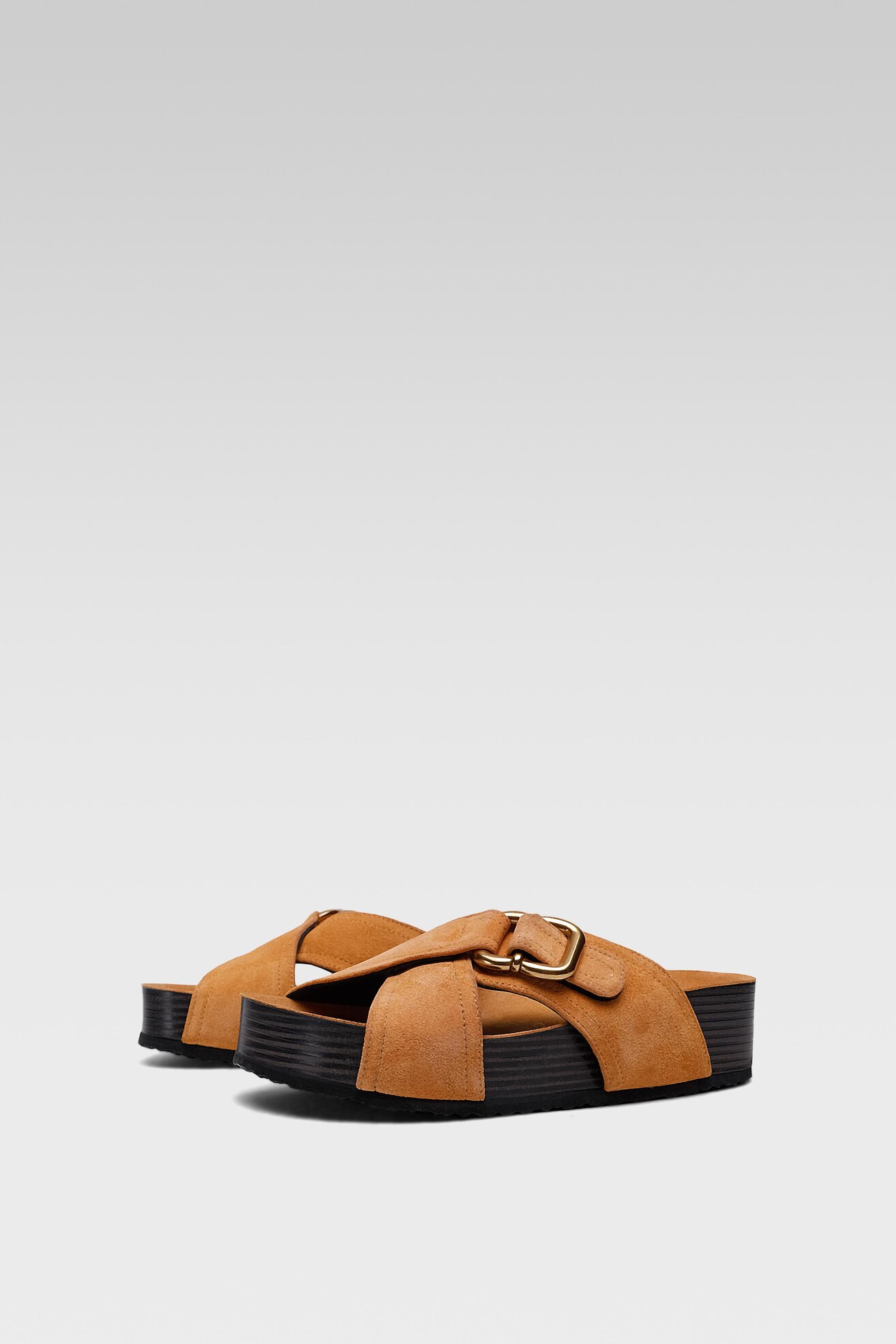 Klapki Gino Rossi 22SS40 Pomarańczowy