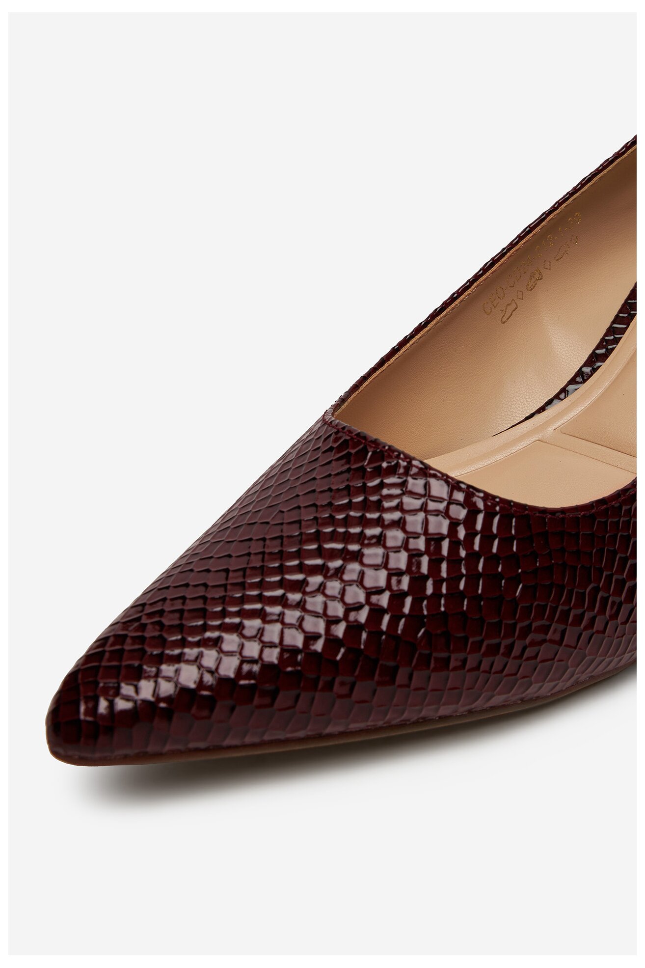 Туфлі-Човники Jenny CEO-CD24-212-1 БОРДОВИЙ