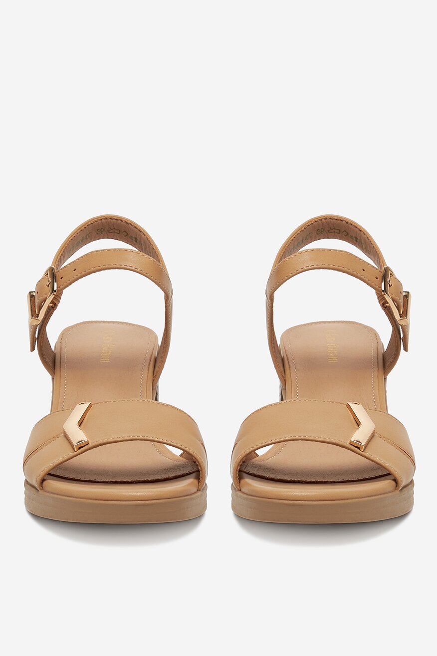 Sandály Clara Barson CAMEL - 5903698732831