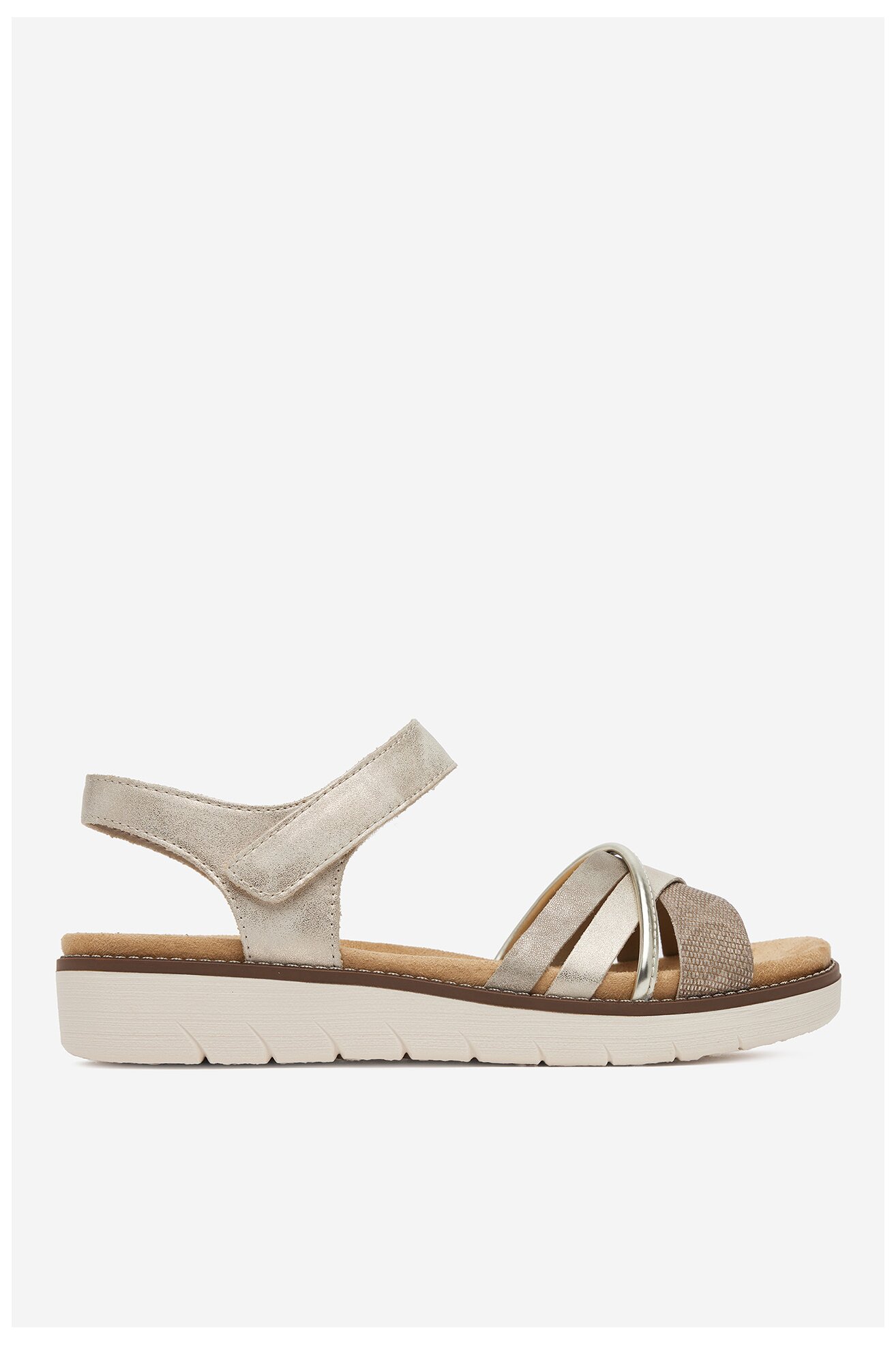 Sandały Remonte D2058-90 Złoty