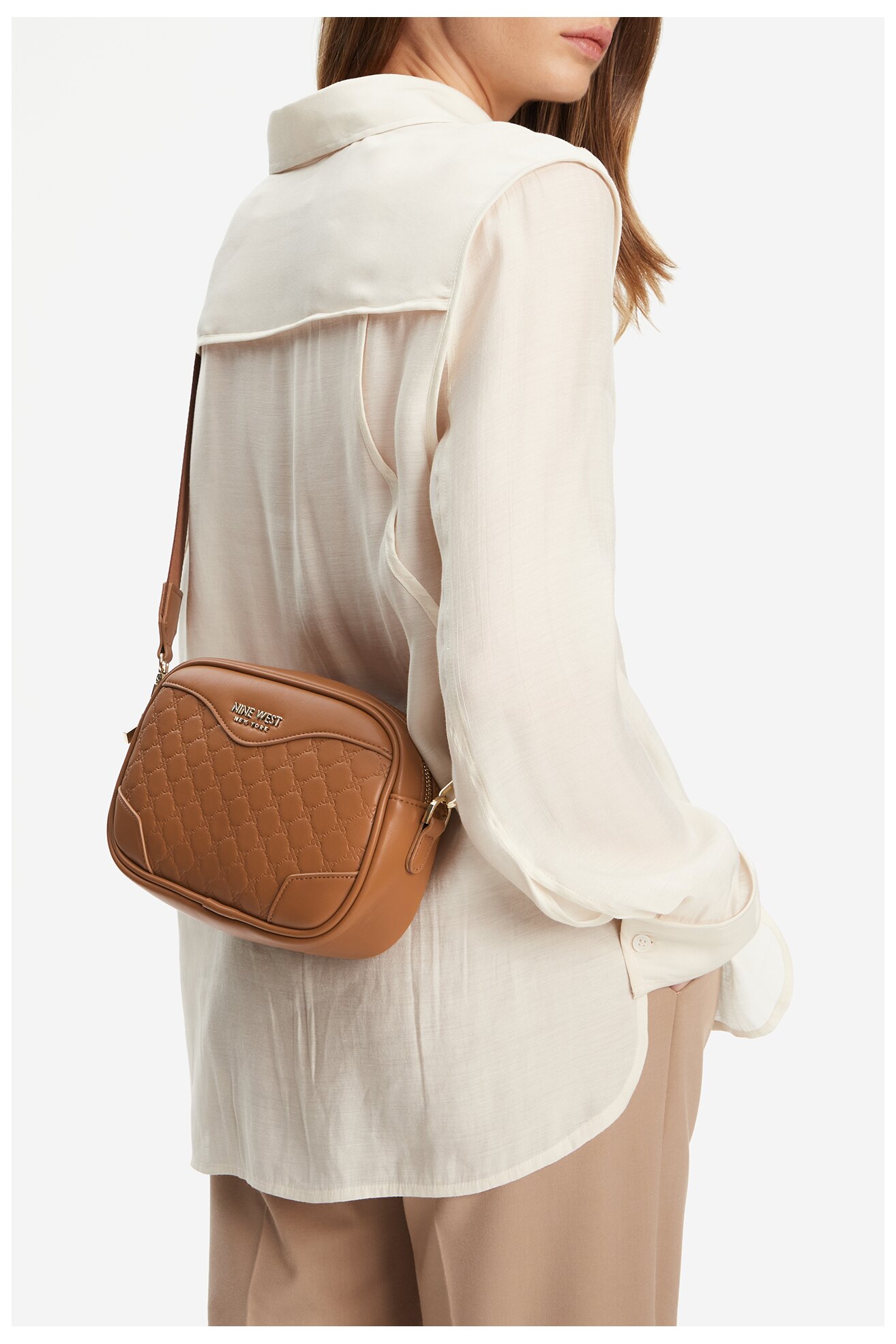 Geantă de mână NINE WEST CEO-ZOE-I-S241233 CREM