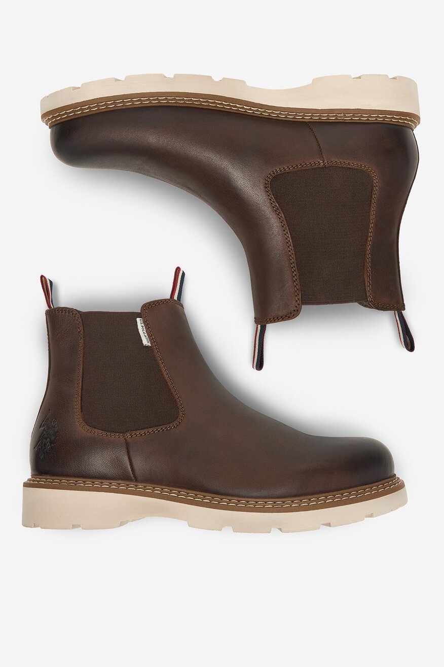 
                U.S. POLO ASSN. - Sztyblety skórzane - 5906751452325