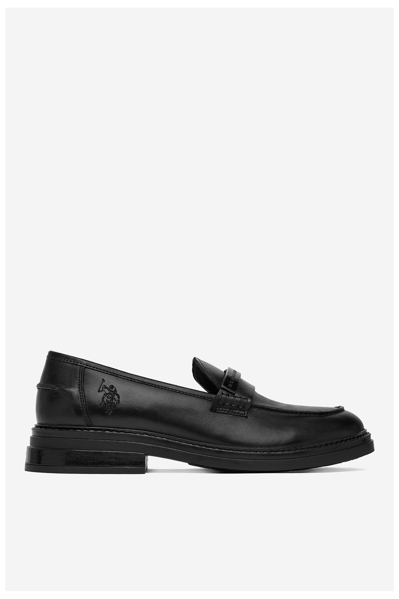 Mokasyny U.S. POLO ASSN. EO-ALYA001W/6L1 Czarny
