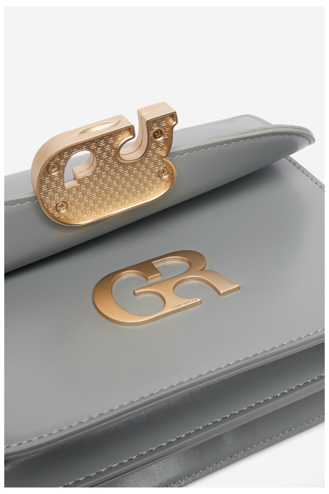 Сумка З Ремінцем Gino Rossi EO-EQ44A СВІТЛО-СІРИЙ