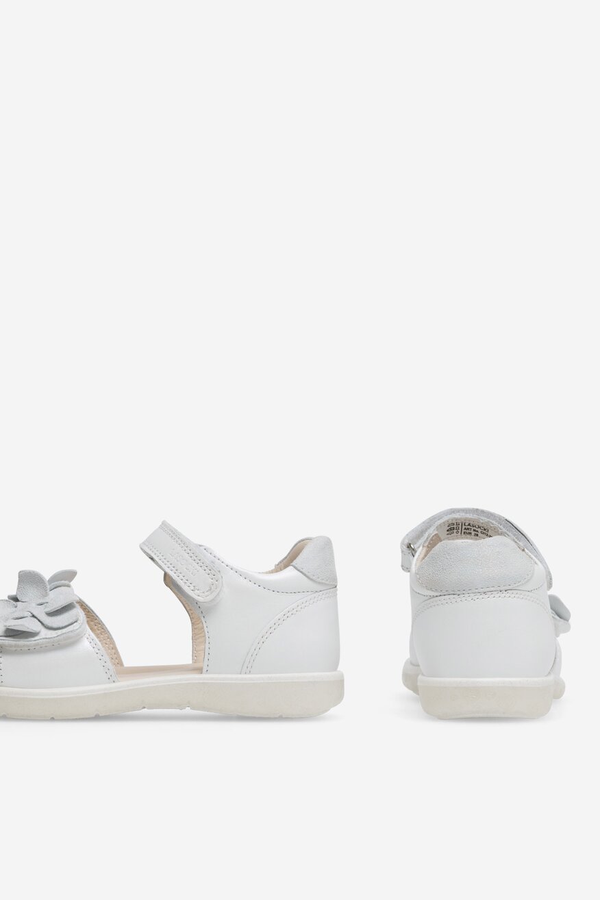 
                Lasocki Kids - Sandały skórzane na rzepy - 5905588566199