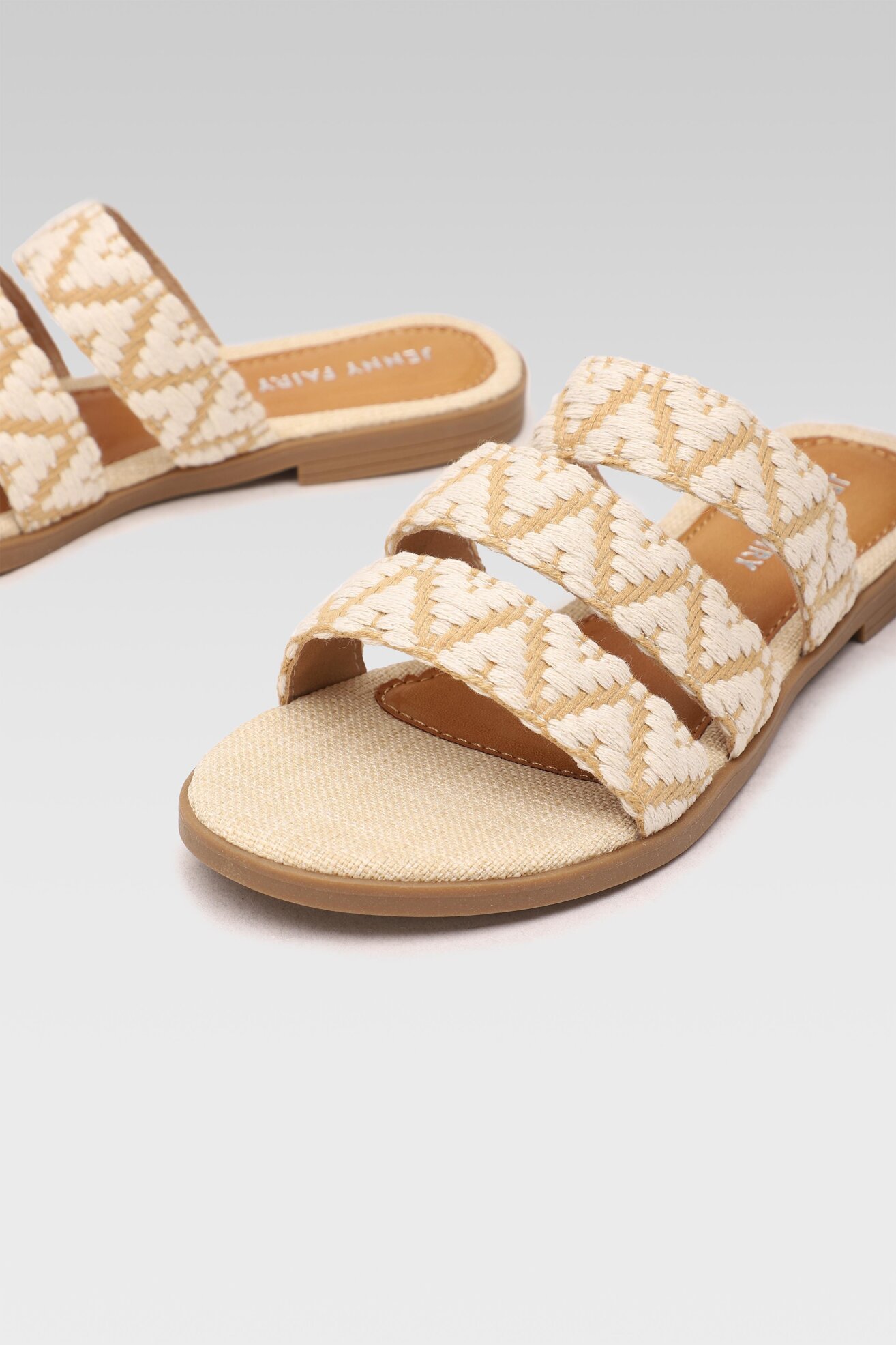 Klapki Jenny Fairy WS5296-02 Beżowy