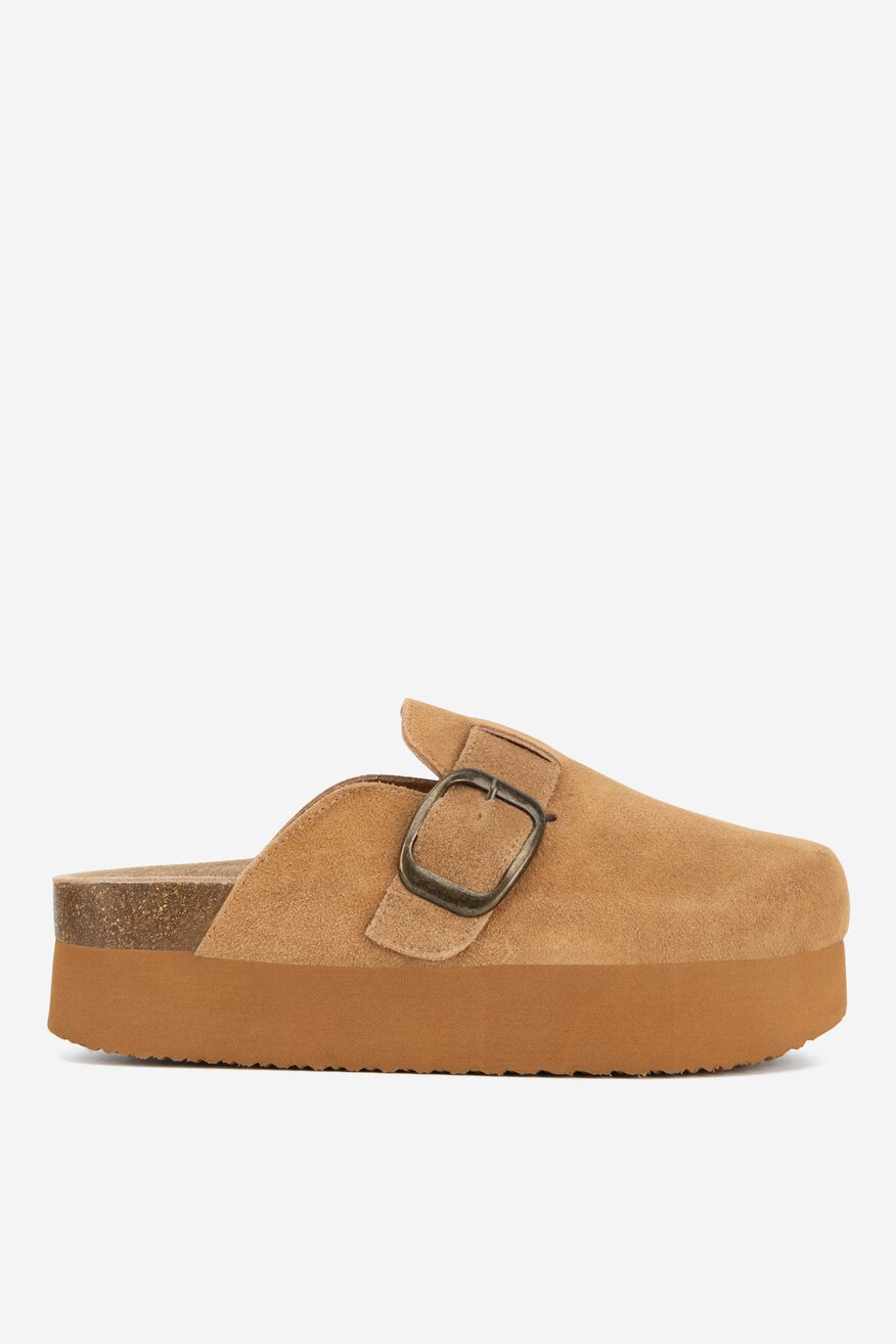 Badura - Mule zamszowe - 5905588985983