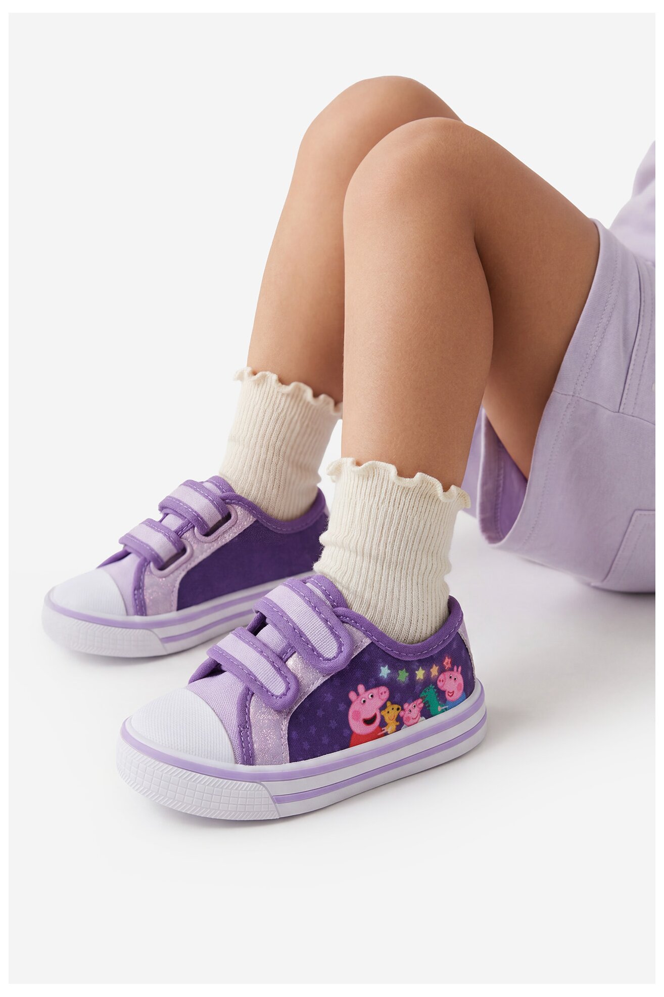 Platnena obuća PEPPA PIG CEO-CP91-AW25-331PP LJUBIČASTA