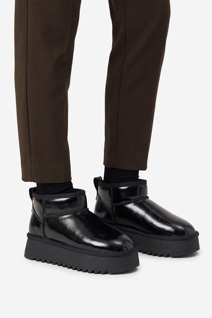 EVA MINGE - Śniegowce skórzane ocieplane - 5906751462898