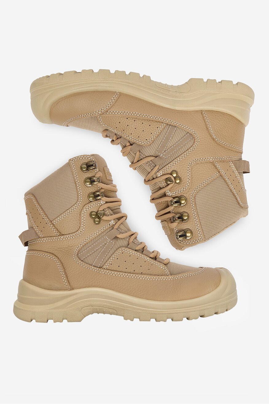 
                HUNTER - Skórzane trzewiki sznurowane - 5906751204030