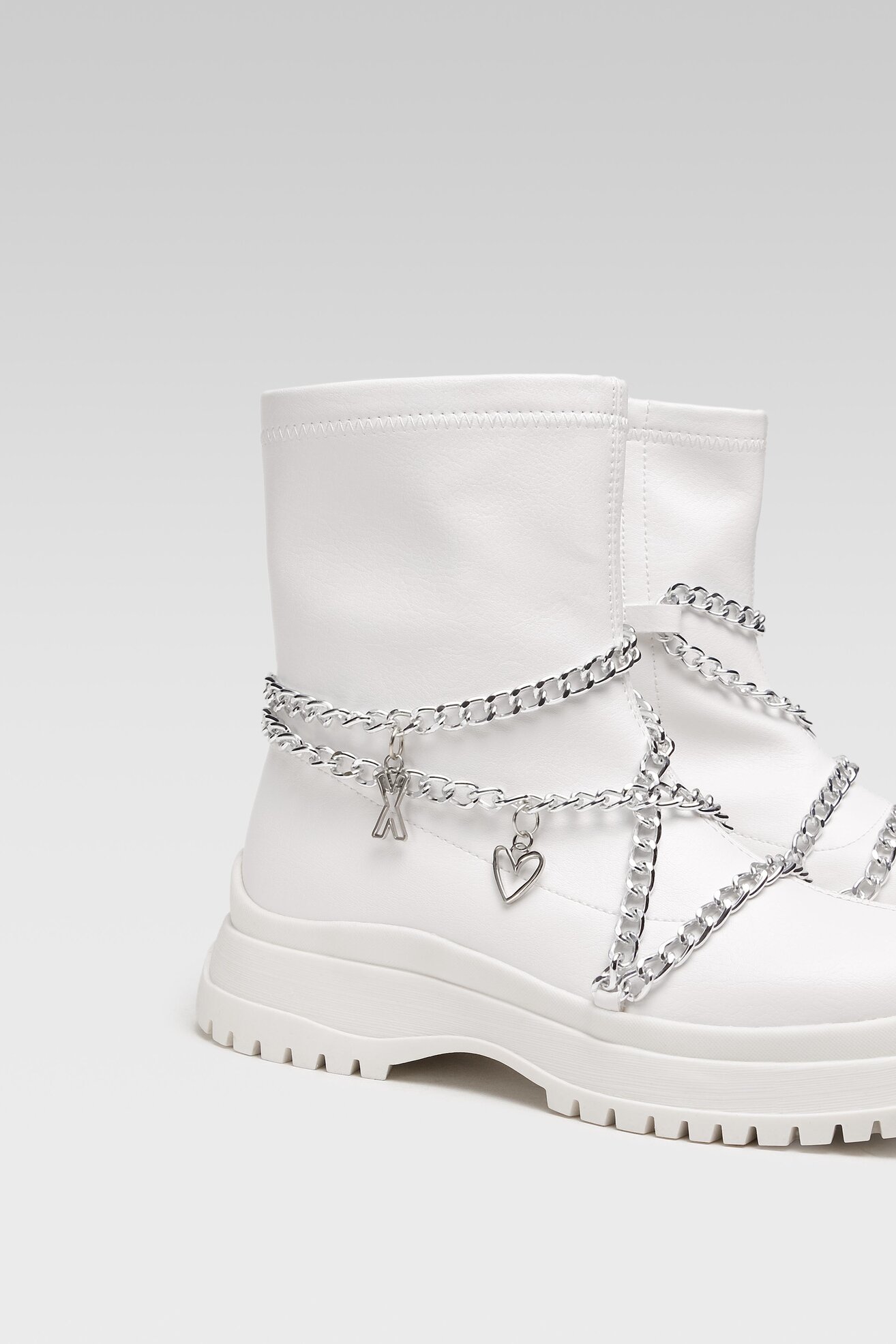 Botki DeeZee WS5271-01 Biały