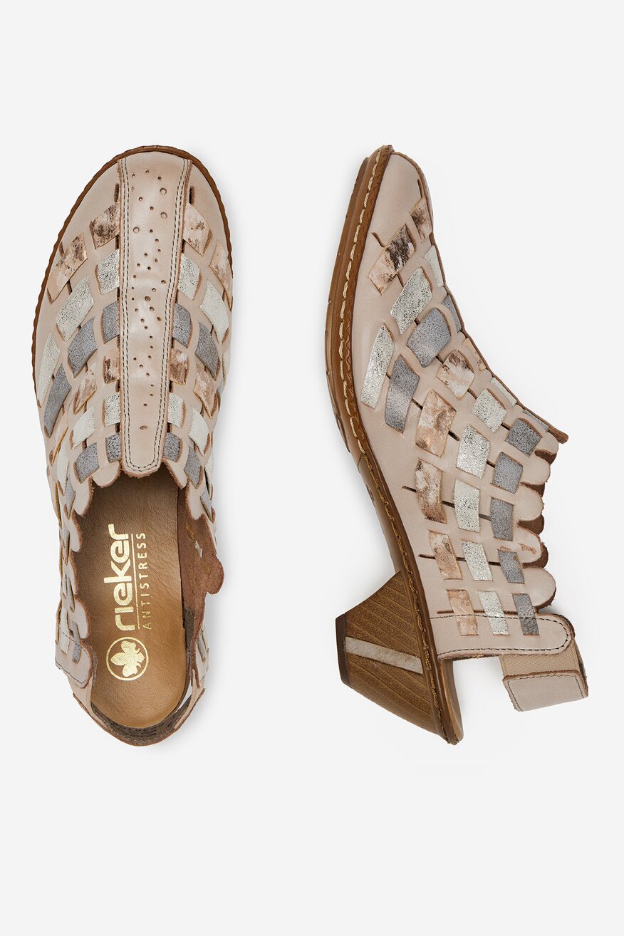 
                Елегантни обувки Rieker БЕЖОВ - 5906751830468