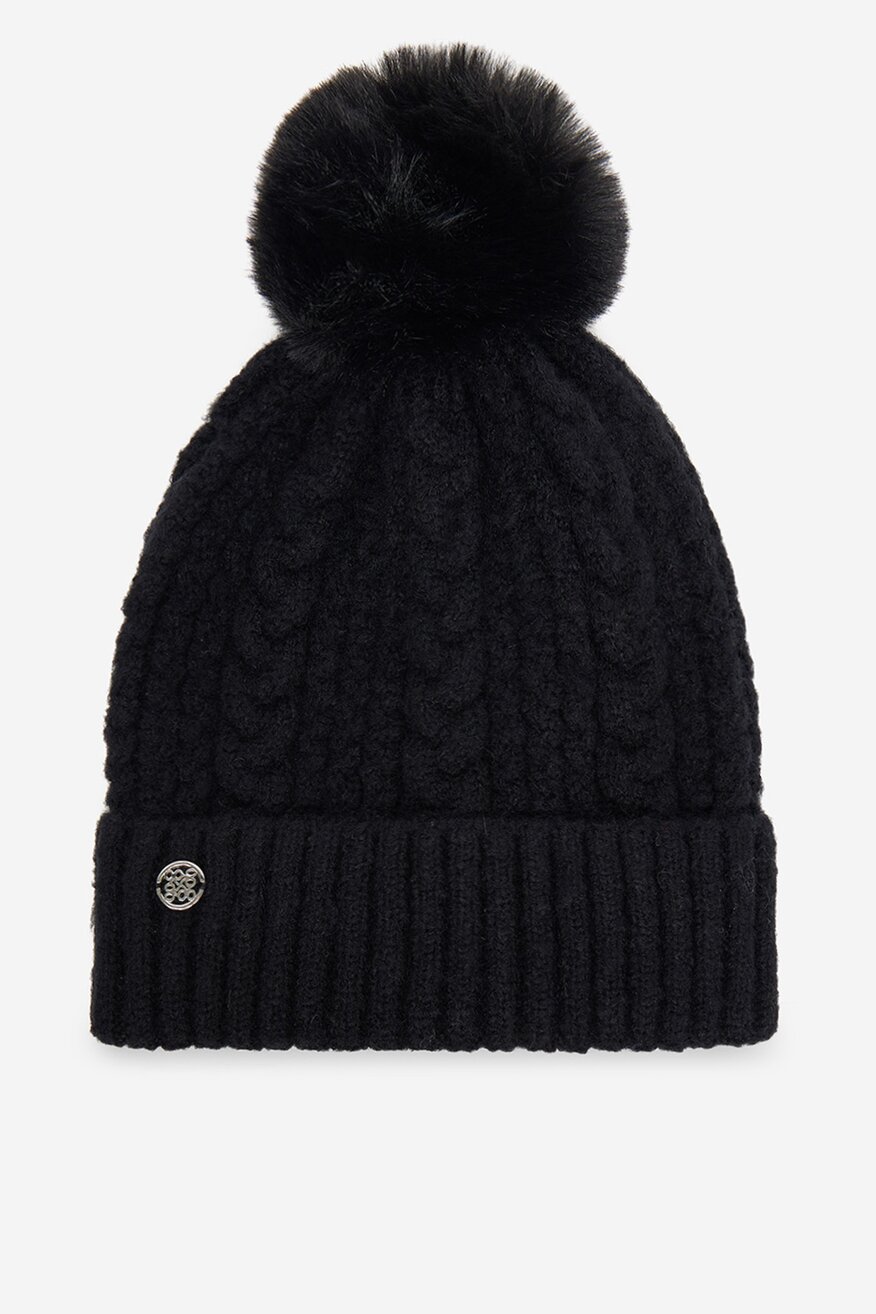 Női sapka NINE WEST FEKETE - 5906751365397