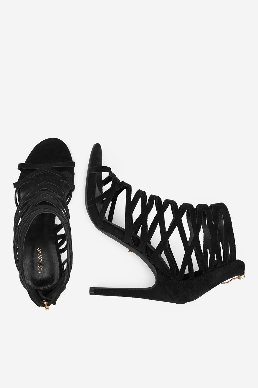 DeeZee - Sandały na szpilce - 5906751135648