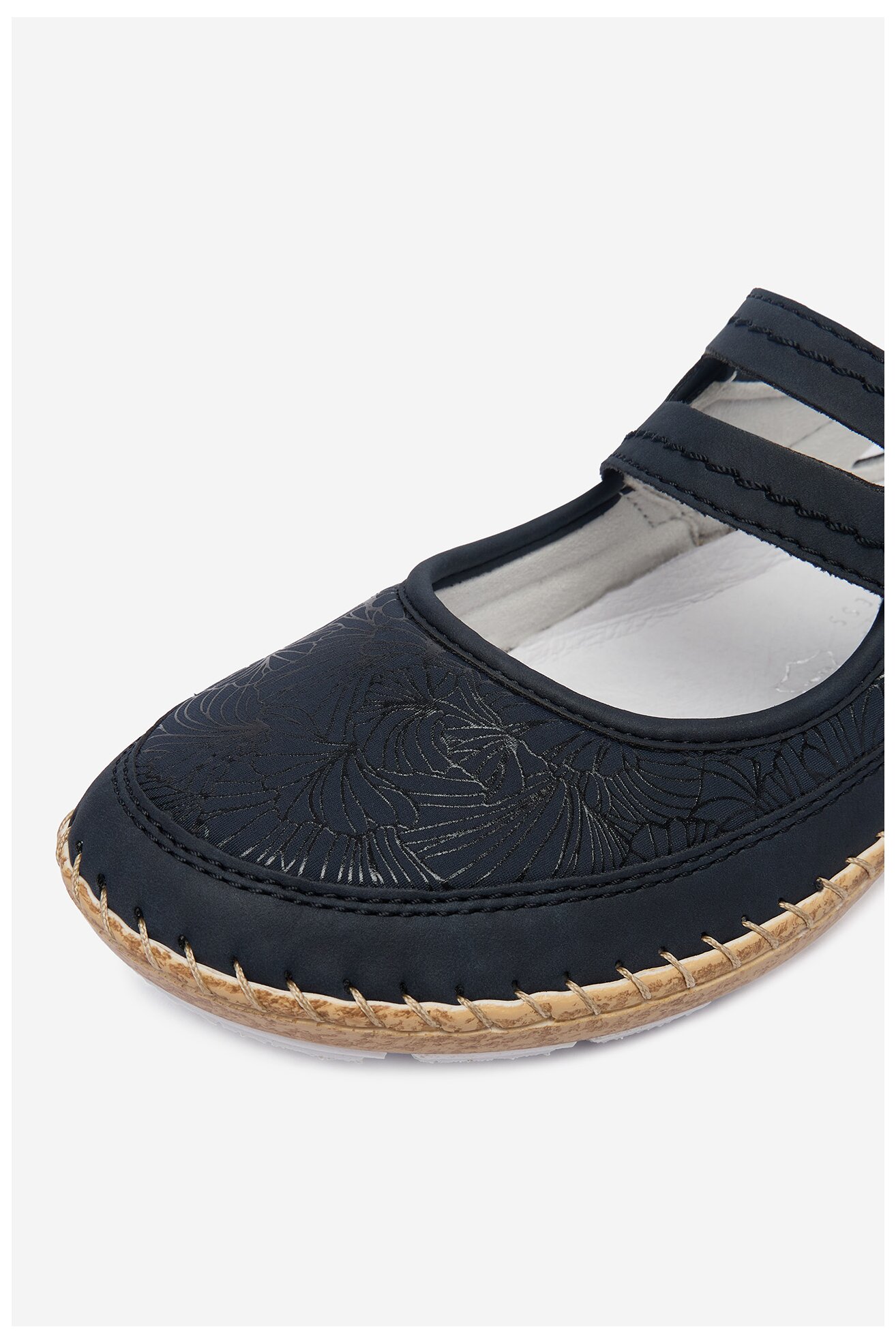 Половинки обувки Rieker CEO-44859-14 КОБАЛТОВО СИНЬО