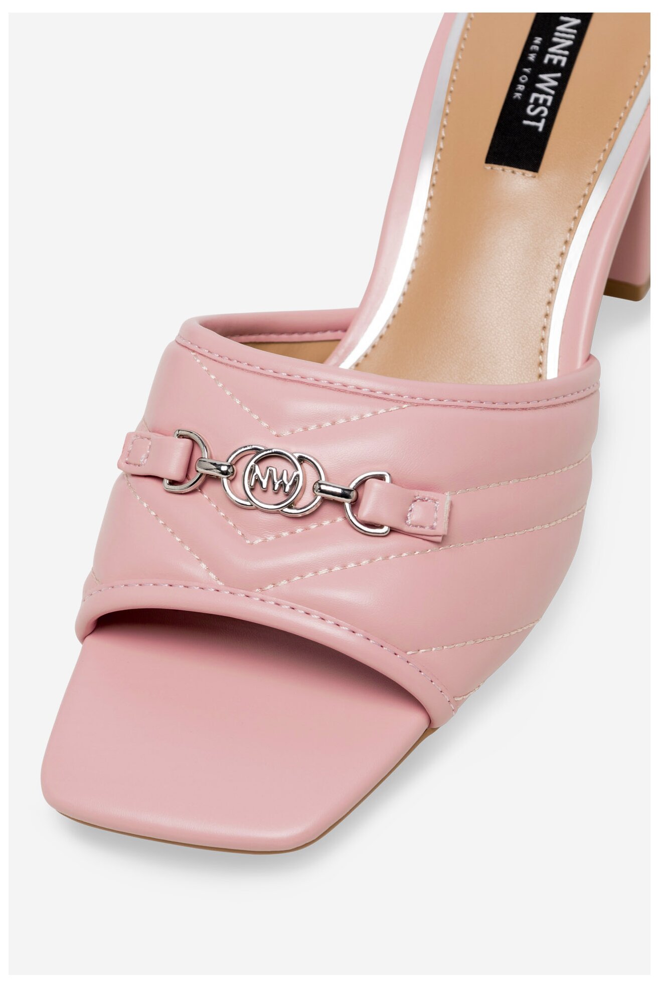 Pantofle NINE WEST 123AL0687 RŮŽOVÁ