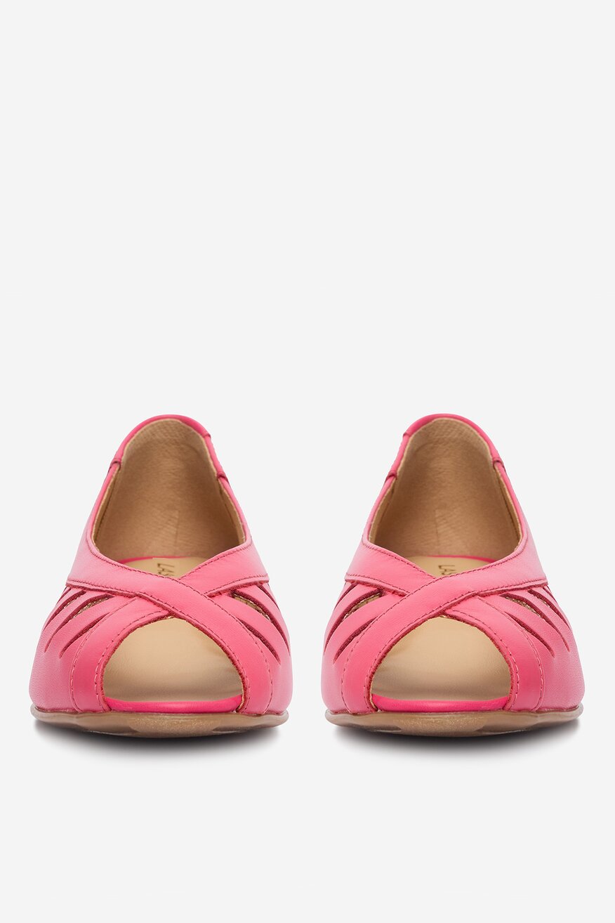 
                Lasocki - Baleriny skórzane - 5906751855836