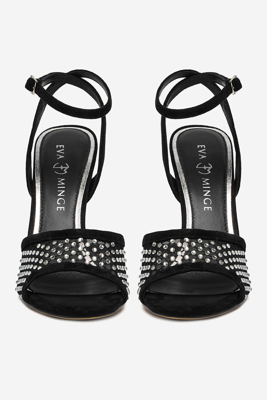 
                EVA MINGE - Sandały skórzane - 5906751862834