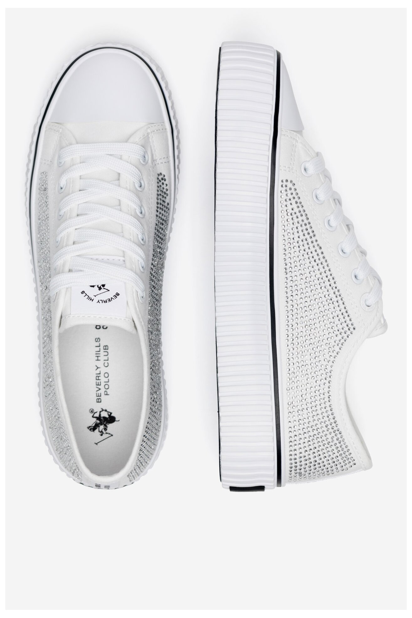Plátěná obuv Beverly Hills Polo Club BHPC058W BÍLÁ