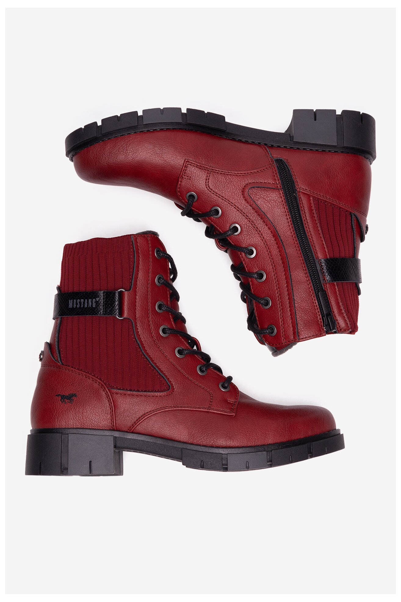 Bocanci Mustang 1443-502 ROŞU